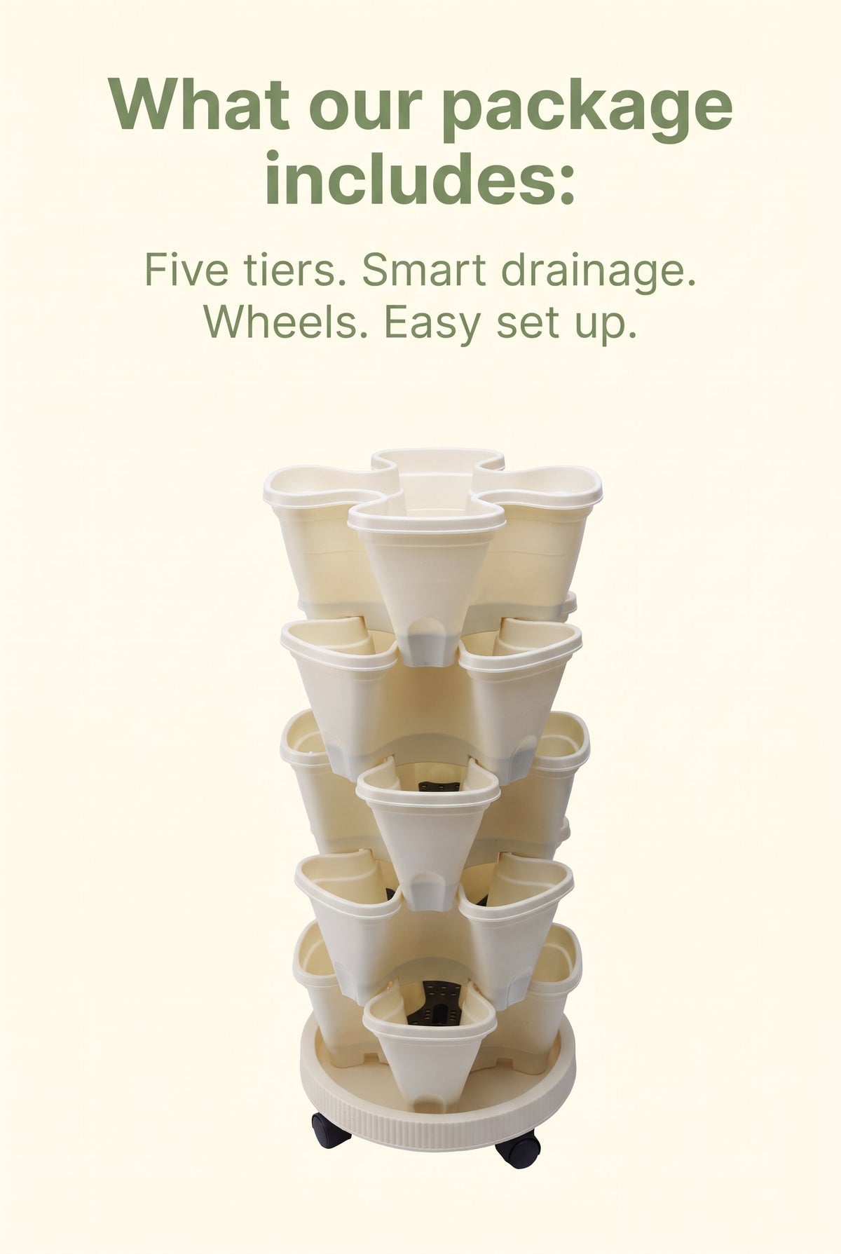 5 Tier Vertical Planter FULL SET