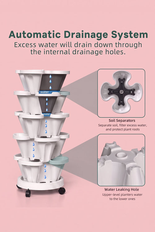 5 Tier Vertical Planter FULL SET